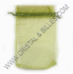 Organza 10X15cm, Green