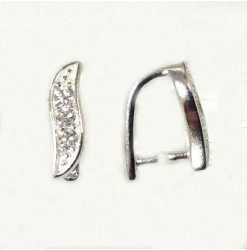 Bail 12x3mm with zircon