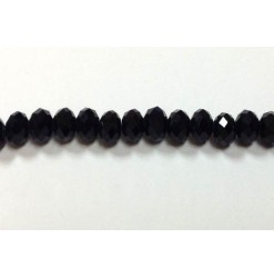 Rondelle Noir 4x6mm - Qté :...