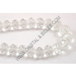 Rondelle Crystal 8x10mm -...