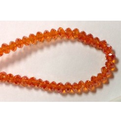 Glass bead abacus, Orange,...