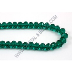 Glass bead abacus, Emerald...