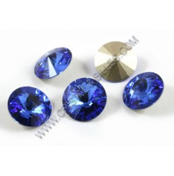 1122 12mm Rivoli, Sapphire...