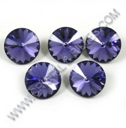 1122 12mm Rivoli, Tanzanite...