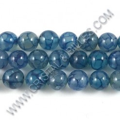 Agate dragon veins Blue,...