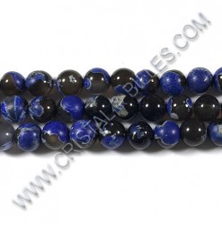 Agate Fire Bleu, 10mm -...