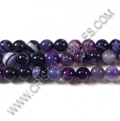 Agate stripped Indigo, 06mm...