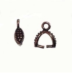 Bail 5.5x4mm, Antique copper