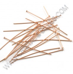 Headpin 50mm x 0.7mm, Rose...