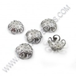 Bead cap 8mm, Stainless 304...
