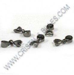 Bail 2x7mm, Black nickel