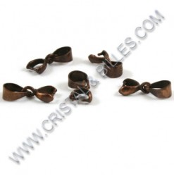 Bail 2x7mm, Antique copper