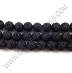 Lava beads 06mm -...