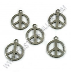 Charm Peace and love 14mm,...