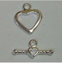 clasp Toggle heart 12mm,...