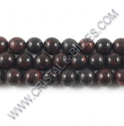 Jasper dark grey / red 06mm...