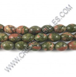 Unakite oval 18x13mm -...