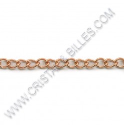 Oval twist 5 x 3.5mm, S/S...