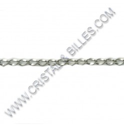 Twist oval 4x2mm, Stainless...