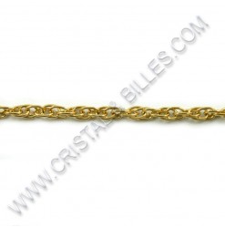Rope 2.5mm, Stainless Gold...