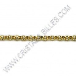 Rolo 3.5mm, S/S Gold 304L...