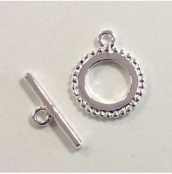 Clasp toggle 17mm, Silver