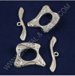 Clasp toggle 30mm, Silver