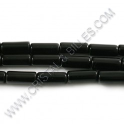 Verre tube 15x6mm, Noir -...